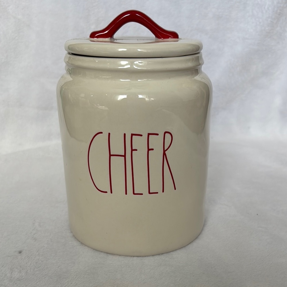 Rae Dunn holiday CHEER container